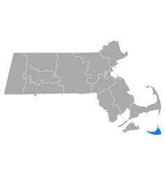 Map Nantucket In Massachusetts