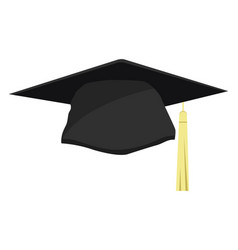 Graduation Hat On A White Background