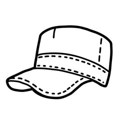 Coloring Book Cartoon Headwear Cadet Caps