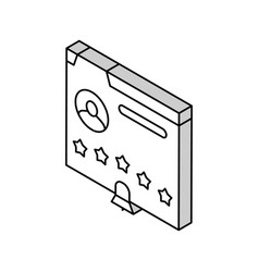 Testimonial Service And Goods Isometric Icon