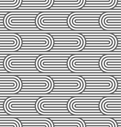 Striped curved seamless pattern Royalty Free Vector Image