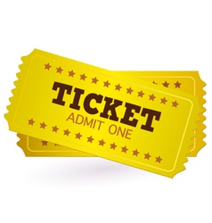 Vintage cinema tickets Royalty Free Vector Image