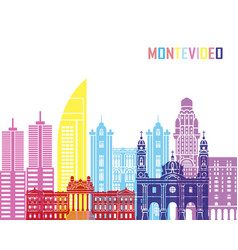 Montevideo Skyline Pop