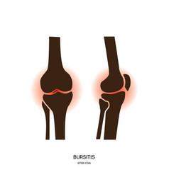 Bursitis And Knee Joint Icon