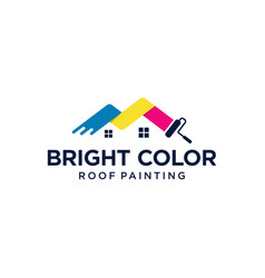 Roof Painting Logo Design