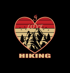 Hiking Sun Adventure T-shirt Design