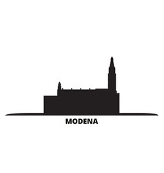 Italy Modena City Skyline Isolated