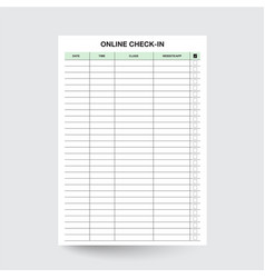 Online Check In Planner