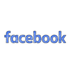 August 24 2020 Facebook Logo In Marker Hand Drawn