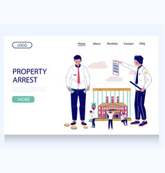 Property Arrest Website Landing Page Template