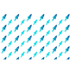 Abstract Flying Rocket Pattern Background