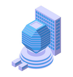 Belarus Modern Building Icon Isometric