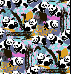 Panda Seamless Pattern