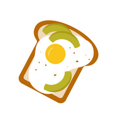 Toast With Avocado And Egg