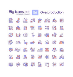 Customizable Big Icons Set For Overproduction