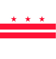 Flag Washington Dc District Columbia