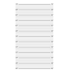 Police Mugshot Background Height Chart For Photo