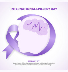 Square International Epilepsy Day Background