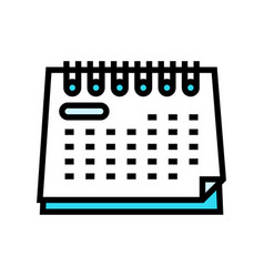 Calendar Pages List Color Icon