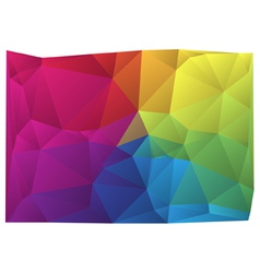 Abstract 3d polygonal pattern luxury background Vector Image