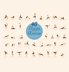 40 Yoga Asanas With Names