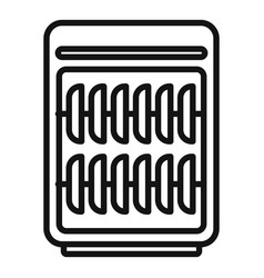 Full Working Dishwasher Icon Outline