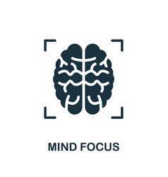 Mind Focus Icon Simple Element From Yoga