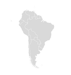 South America Map Latin World