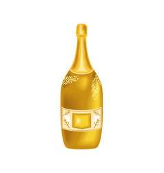 Gold Champagne Bottle