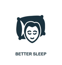 Better Sleep Icon Simple Element From Yoga