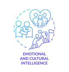 Emotional And Cultural Intelligence Blue Gradient