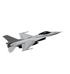 F-16 Fighting Falcon Modern Combat Aircraft