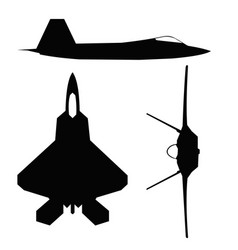 Jet Fighter Icon Set Design