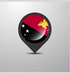 Papua New Guinea Map Pin