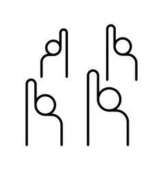 People Hand Up Icon