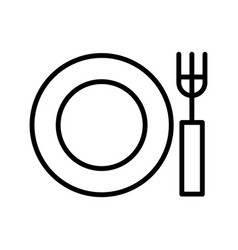 Restaurant Food Plate Icon