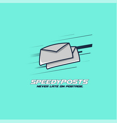 Speedyposts Never Late On Postage Logo