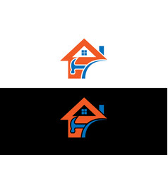 Creative Home Repair Construction Concept Logo