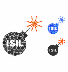 Isil Bomb Composition Icon Circles