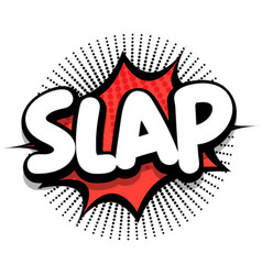 Slap Comic Book Explosion Bubble