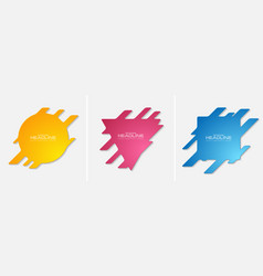 Tech Corporate Geometric Shapes Stickers Labels