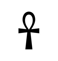 Ankh Symbol Silhouette Art