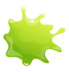 Mucus Splash Icon Cartoon Slime Drip