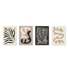 Set Of 4 Matisse Inspired Wall Art Posters