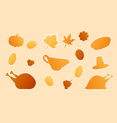 Thanksgiving Miscellaneous Flat Design Paper Style