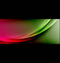 Dynamic Flowing Waves On Gradient Color Background