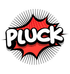 Pluck Comic Book Explosion Bubble