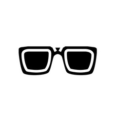 Rap Glasses Frame Glyph Icon