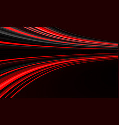 Abstract Red Black Lines Speed Curve Motion