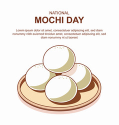 National Mochi Day Background